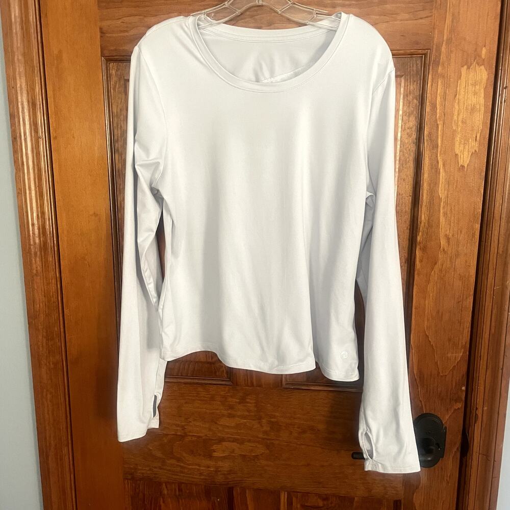 Apana Long Sleeve Activewear Shirt Sz L